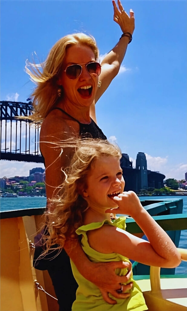 Tanya Hermann and Daughter Mila in Sydney